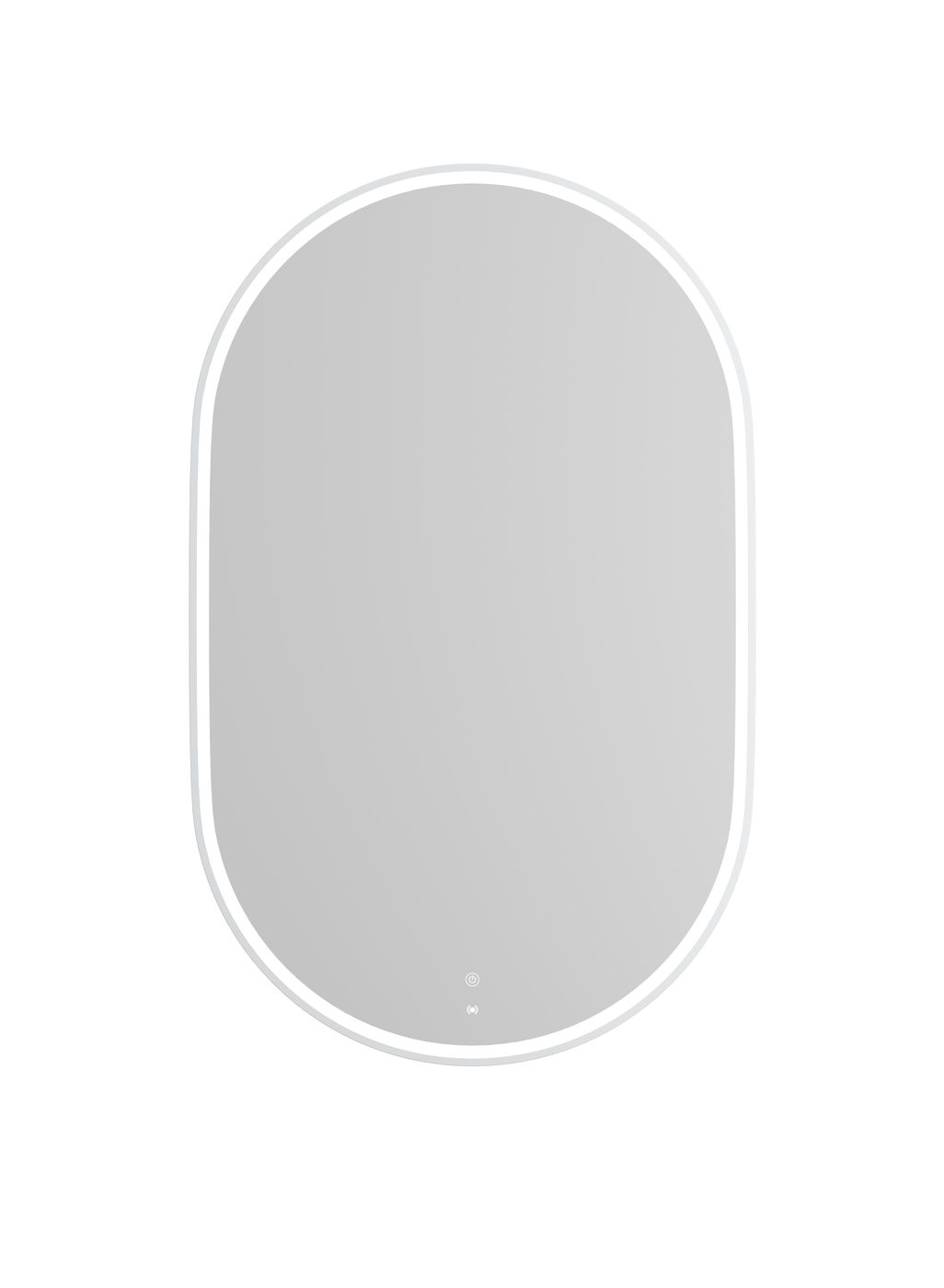 Otti LED Noosa 900(H)x600(W) White Metal Frame Mirror- Install Horizontal or Vertical