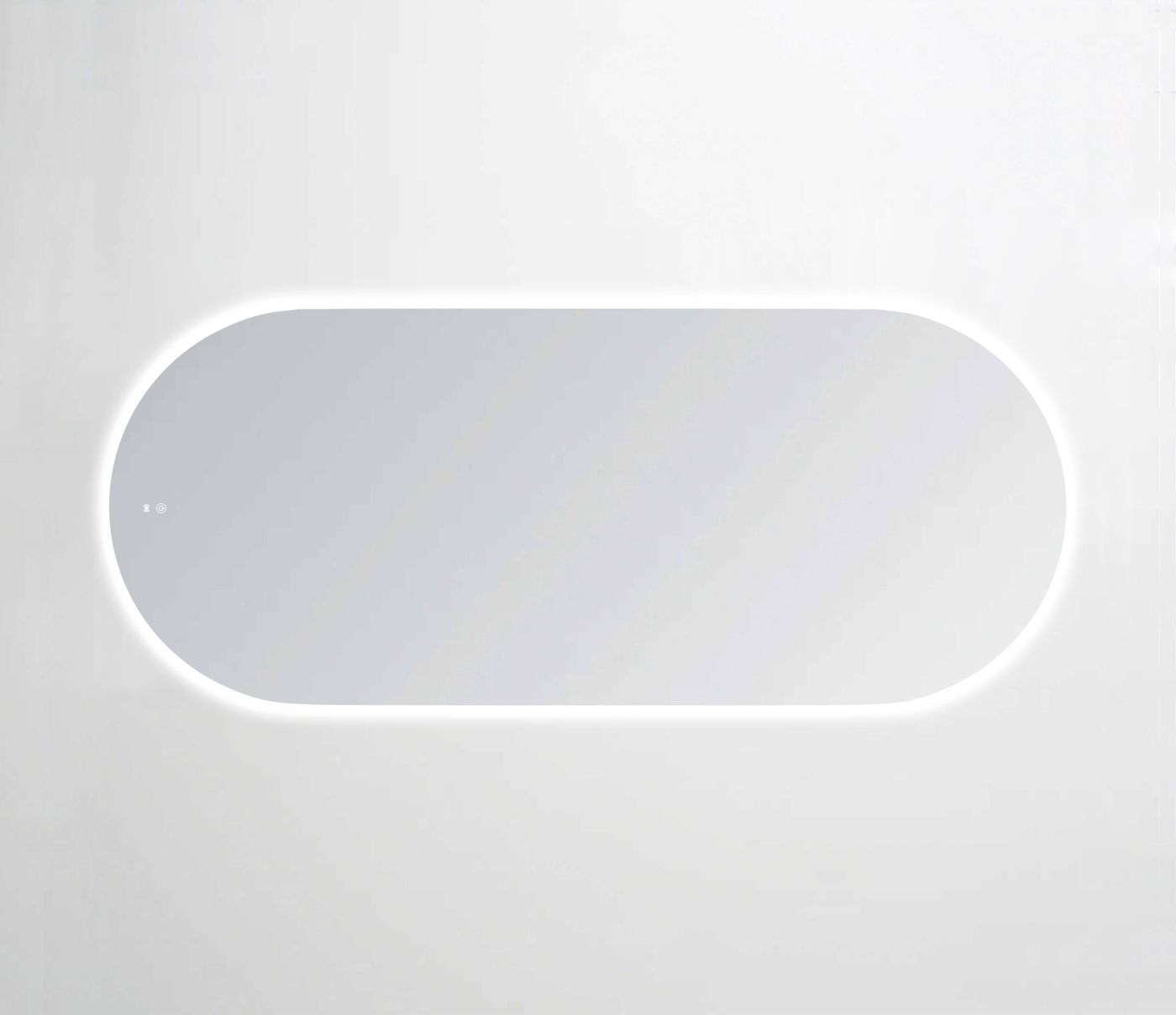 Otti LED Noosa 1800(W)x750(H) Frameless Mirror - Install Horizontal or Vertical