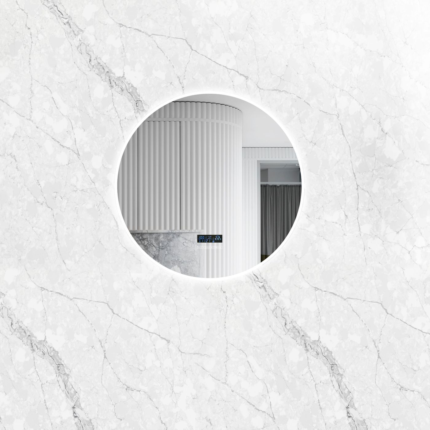 Otti LED Bronte 800mm Mirror Speaker Touch Sensor Old Stock Clearance No black Edge Claim