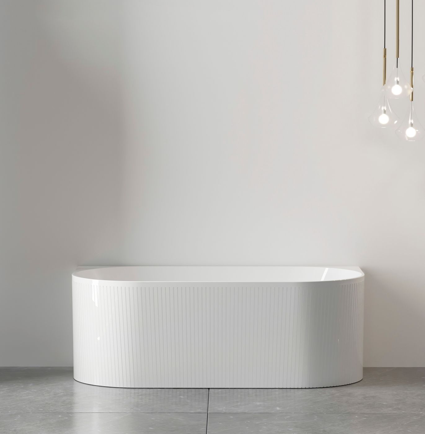 Otti Attica Noosa 1700 Matte White BTW Multi-fit Bath