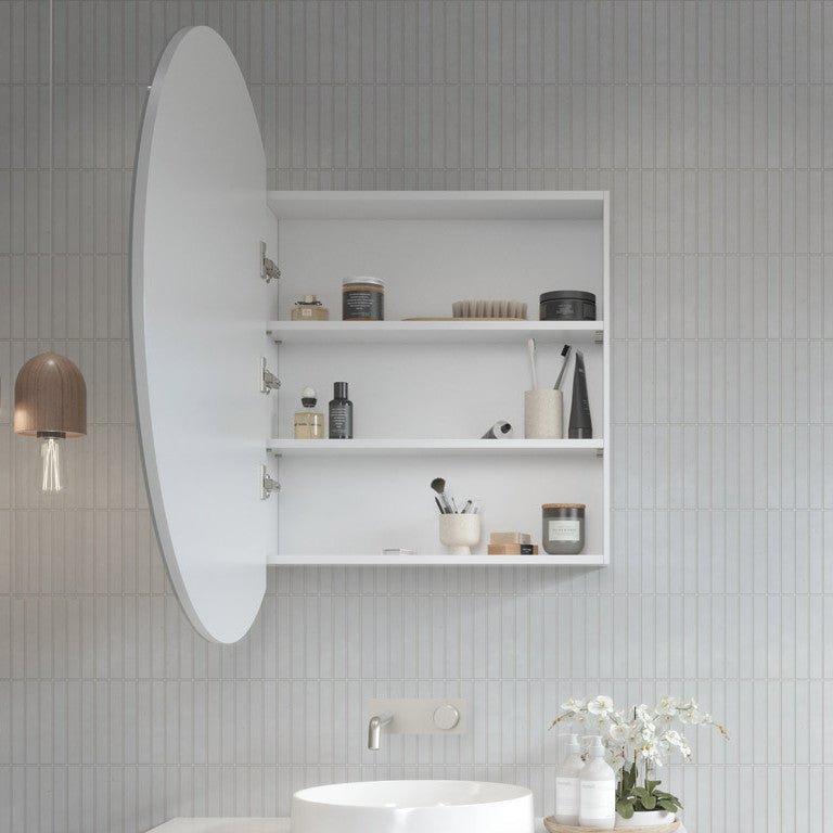 Timberline Havana Round Shaving Cabinet - Ideal Bathroom CentreSHA75750mm
