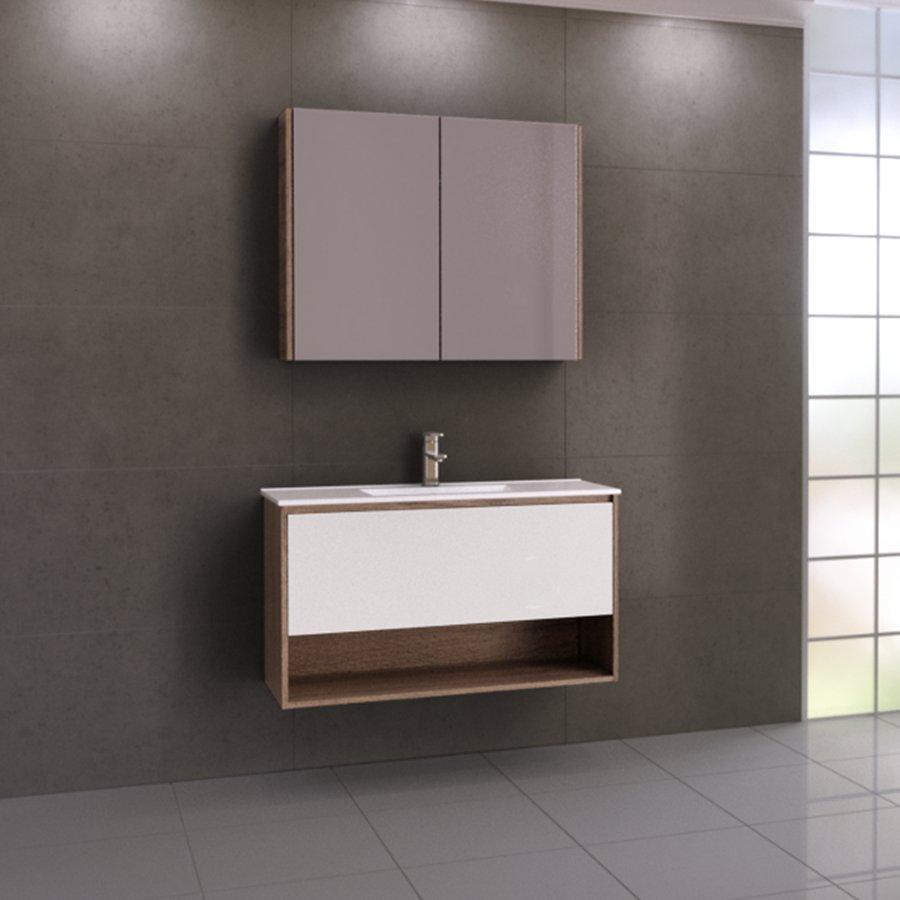 Timberline Karlie 1000mm Vanity - Ideal Bathroom CentreKA10UWWall HungUrban Ceramic Top