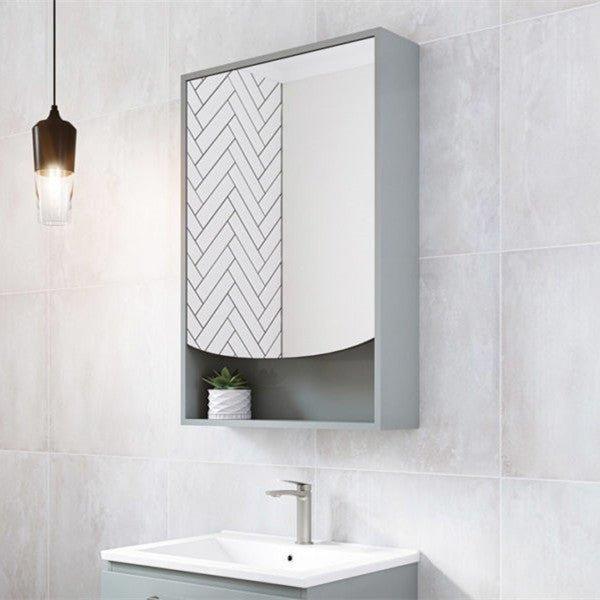 Timberline Pure Bliss 600mm Shaving Cabinet - Ideal Bathroom CentrePBS-SC-600-S-G