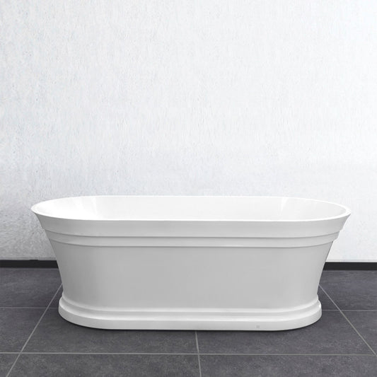 Otti Hampton 1700x800x560 Gloss White Bathtub NF