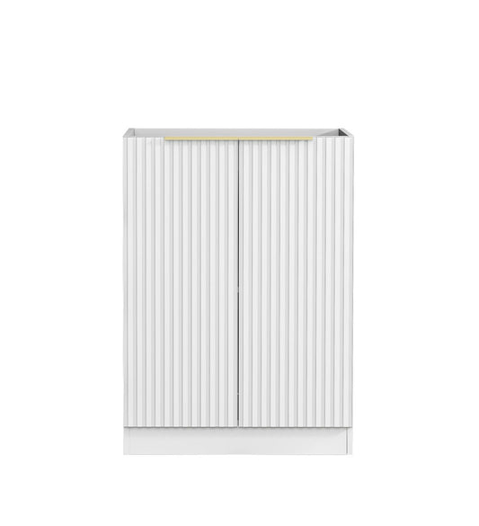 Otti Noosa Laundry 630 Fluted White Base Cabinet