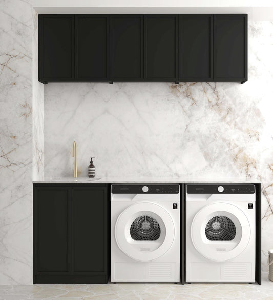 Otti Hampshire Black Laundry Kit 1960x600x2100