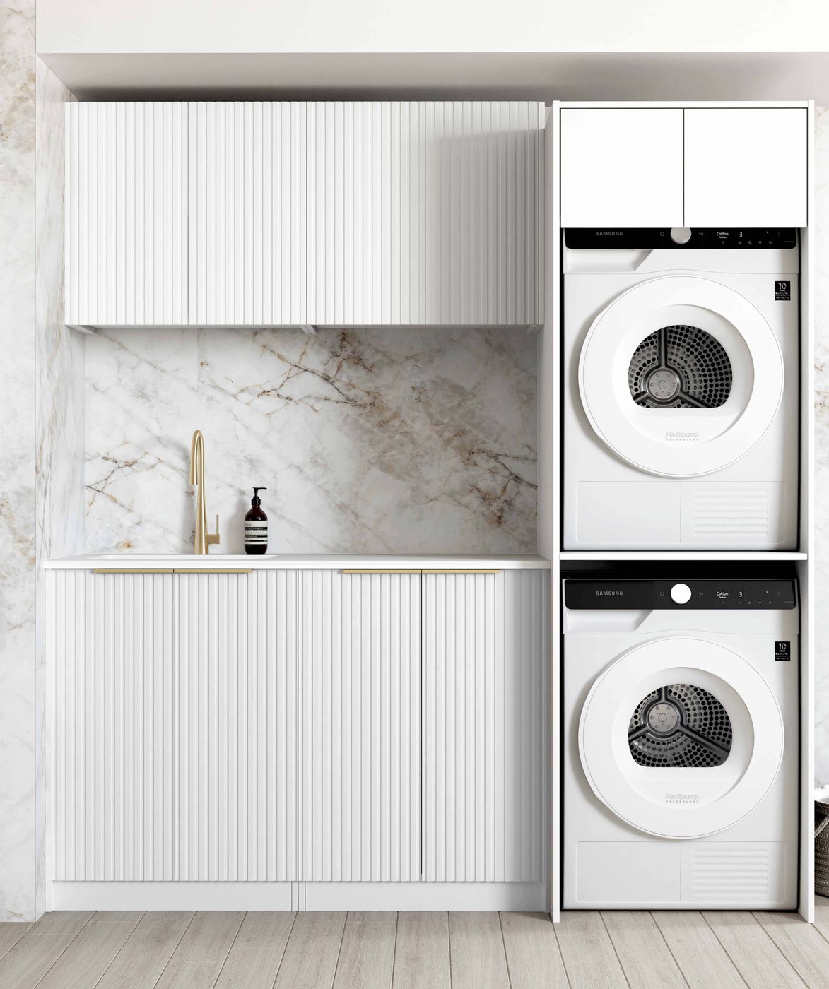 Otti Noosa White Laundry Kit 1960x600x2100
