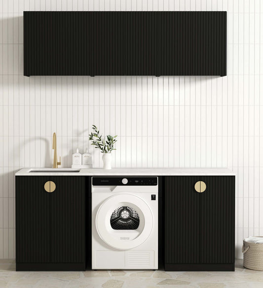 Otti Marlo Black Laundry Kit 1960x600x2100