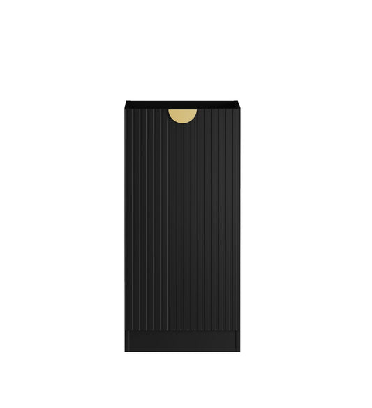Otti Marlo Laundry 415 Fluted Black Base Cabinet