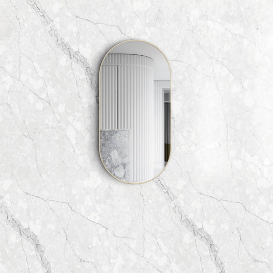 Otti Noosa 900(H)x450(W) Gold Metal Frame Mirror
