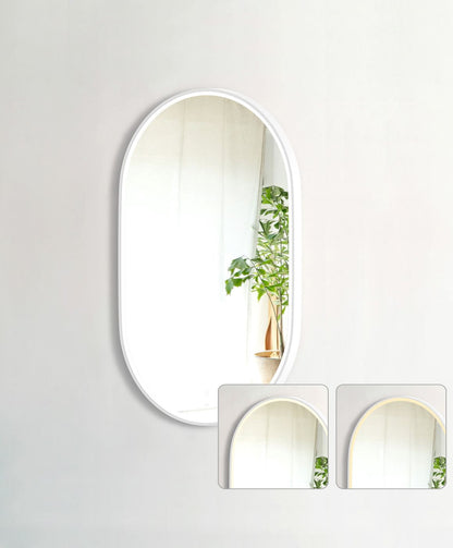 Otti LED Noosa 900(H)x600(W) White Metal Frame Mirror- Install Horizontal or Vertical