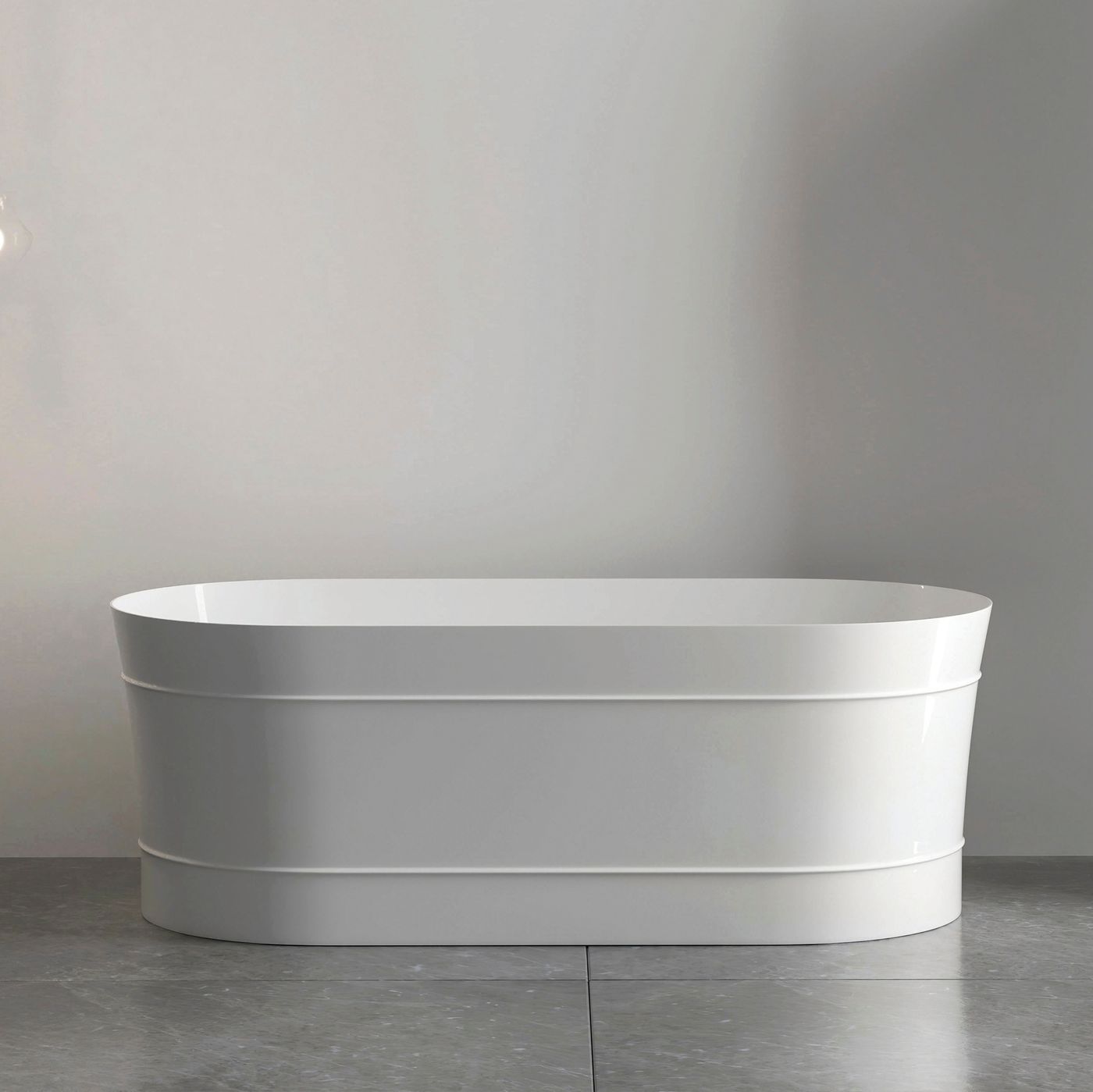 Otti Attica Bondi 1500 Gloss White Bath