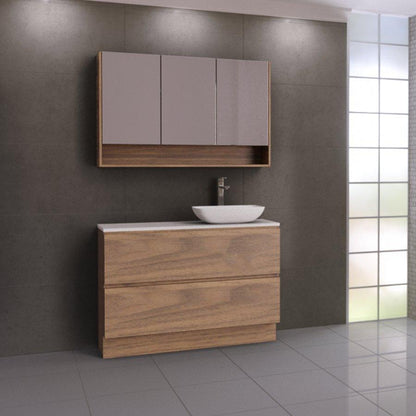 Timberline Billie 1200mm Vanity - Ideal Bathroom CentreBI12MFFreestanding On KickboardSilk SurfaceAbove Counter Top