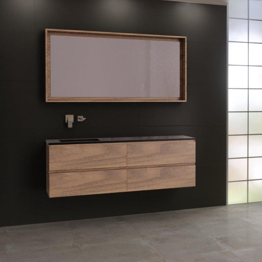 Timberline Billie 1500mm Vanity Single Bowl - Ideal Bathroom CentreBI151SWWall HungCeasarstoneAbove Counter Top