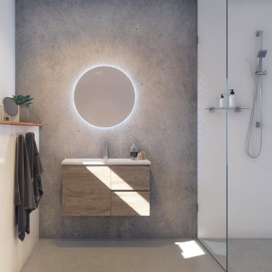 Timberline Florida Ensuite 800mm Vanity - Ideal Bathroom CentreF80UWWall Hung