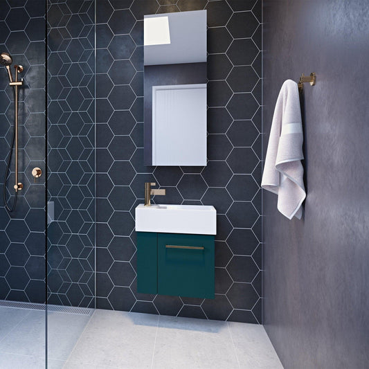 Timberline Frankie 480mm Vanity - Ideal Bathroom CentreFR48LWWall Hung