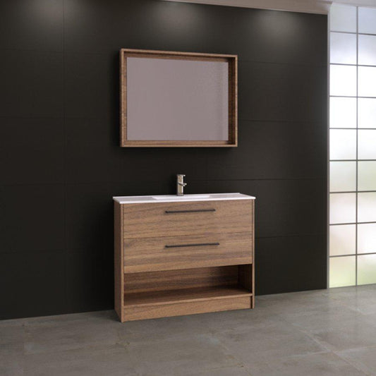 Timberline Karlie 1000mm Vanity - Ideal Bathroom CentreKA10UWWall HungUrban Ceramic Top