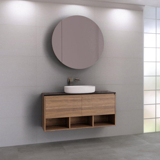 Timberline Karlie 1200mm Vanity - Ideal Bathroom CentreKA12MWWall HungSilk Surface Stone Top