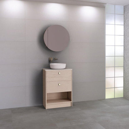 Timberline Karlie 600mm Vanity - Ideal Bathroom CentreKA60UFFreestanding On KickboardUrban Ceramic Top