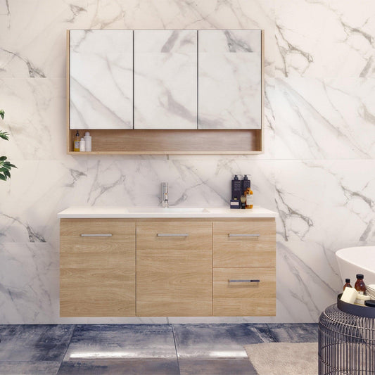 Timberline Nevada 1200mm Vanity - Ideal Bathroom CentreN12RWWall HungRegal Acrylic Top
