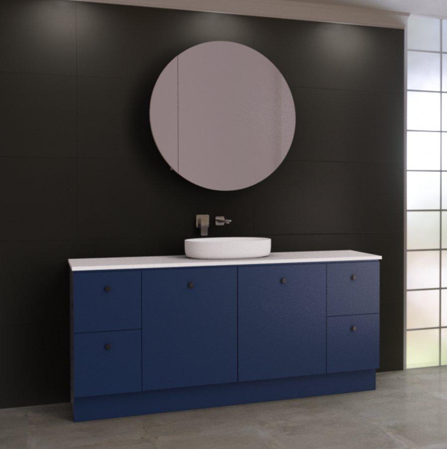 Timberline Nevada 1800mm Vanity Single Bowl - Ideal Bathroom CentreN181MFFreestanding On KickboardStone Top