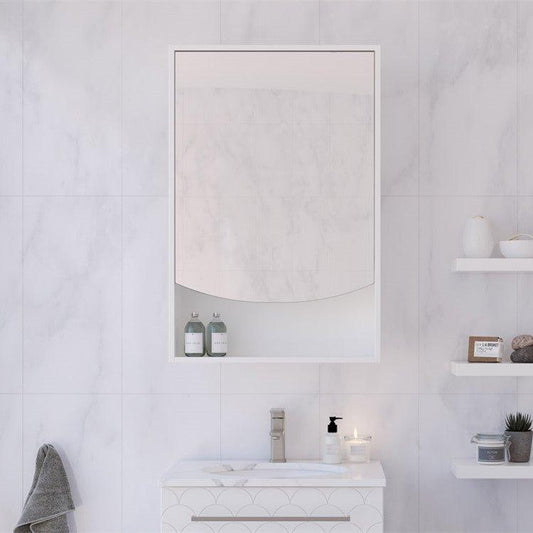 Timberline Pure Bliss 600mm Shaving Cabinet - Ideal Bathroom CentrePBS-SC-600-S-G
