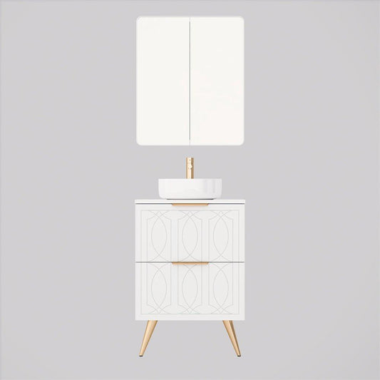 Timberline Southerland House 600mm Vanity - Ideal Bathroom CentreSHC-V-600-C-SSA-LRegencyOn LegsSliksurface
