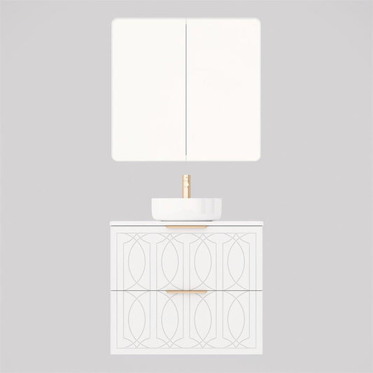 Timberline Southerland House 750mm Vanity - Ideal Bathroom CentreSHC-V-750-C-SSA-WRegencyWall HungSliksurface