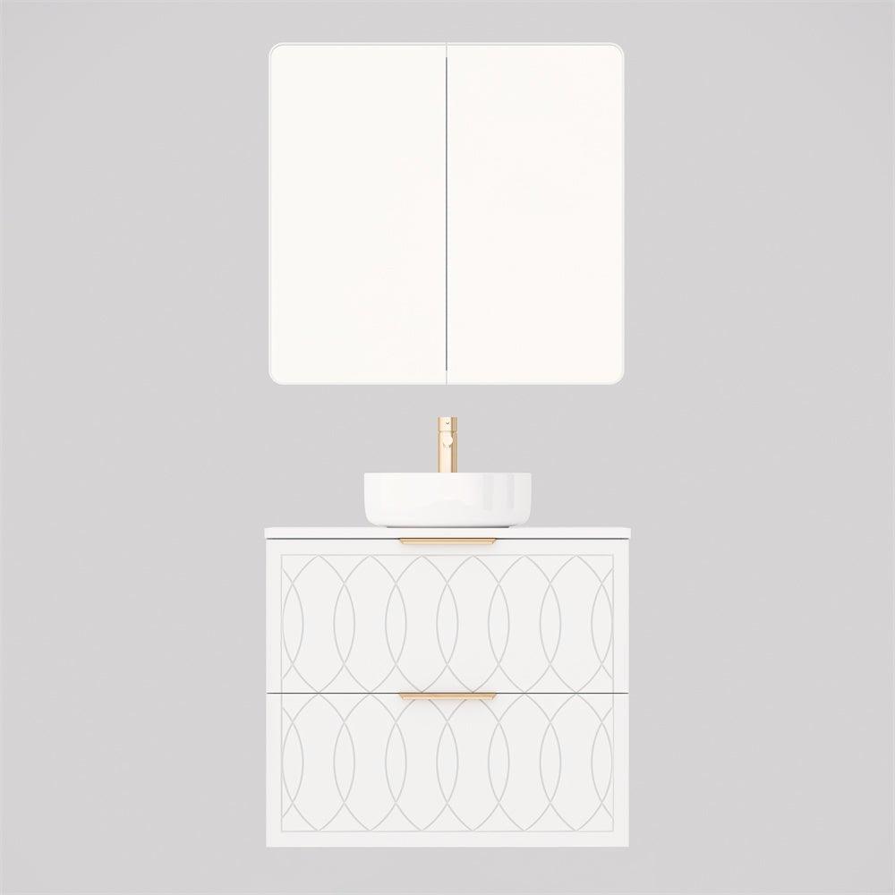 Timberline Southerland House 750mm Vanity - Ideal Bathroom CentreSHC-V-750-C-SSA-WDecoWall HungSliksurface