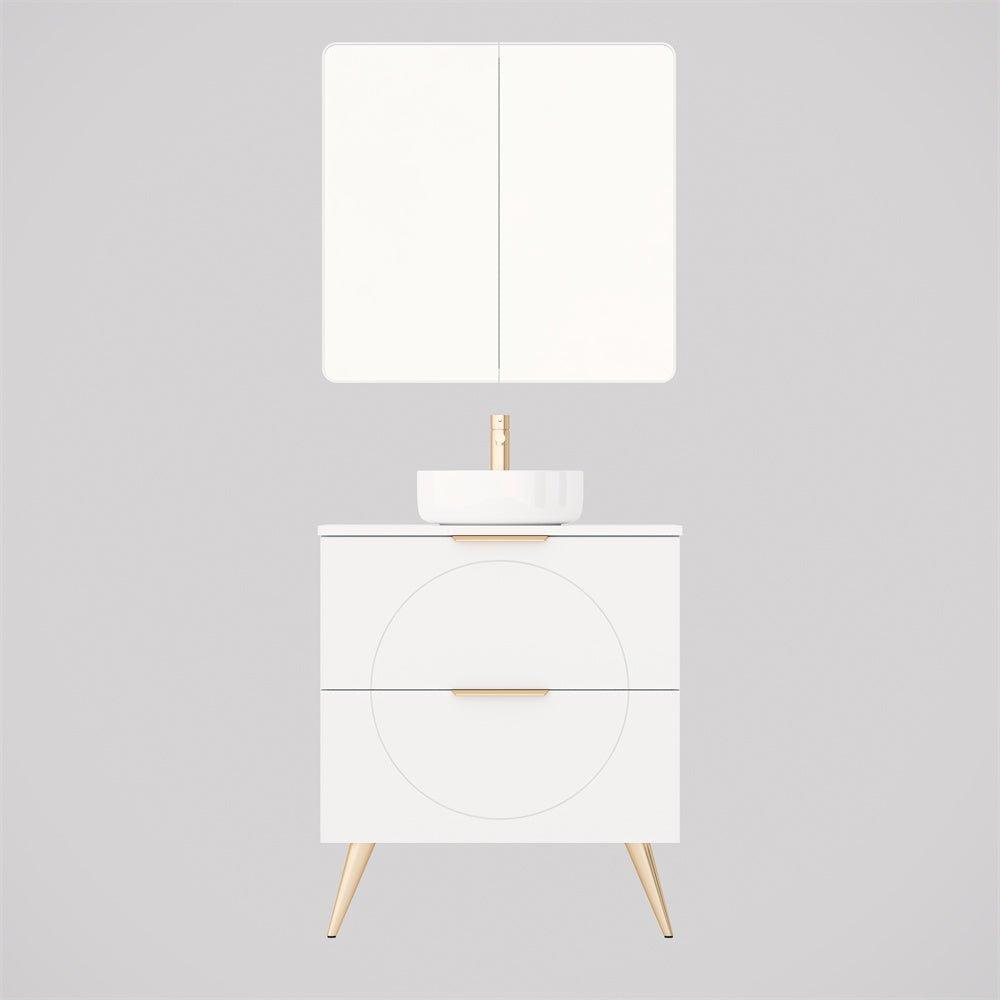 Timberline Southerland House 750mm Vanity - Ideal Bathroom CentreSHC-V-750-C-SSA-LRetroOn LegsSliksurface
