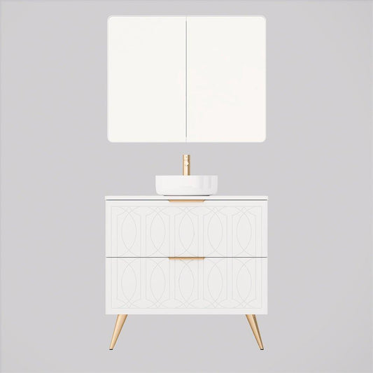 Timberline Southerland House 900mm Vanity - Ideal Bathroom CentreSHC-V-900-C-SSA-LRegencyOn LegsSliksurface