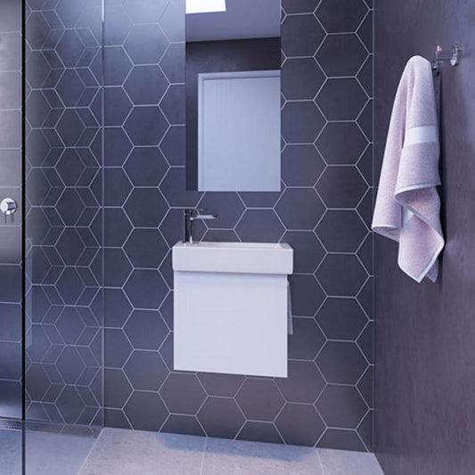 Timberline Theo 460mm Small Space Vanity - Ideal Bathroom CentreTH46OW