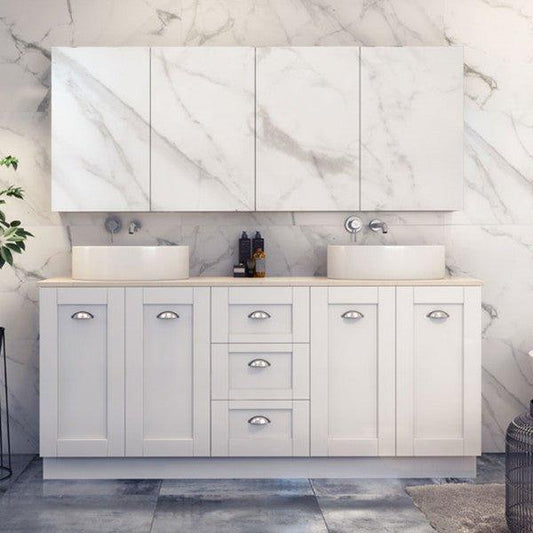 Timberline Victoria 1800mm Freestanding Vanity with Stone Top - Ideal Bathroom CentreV182SF